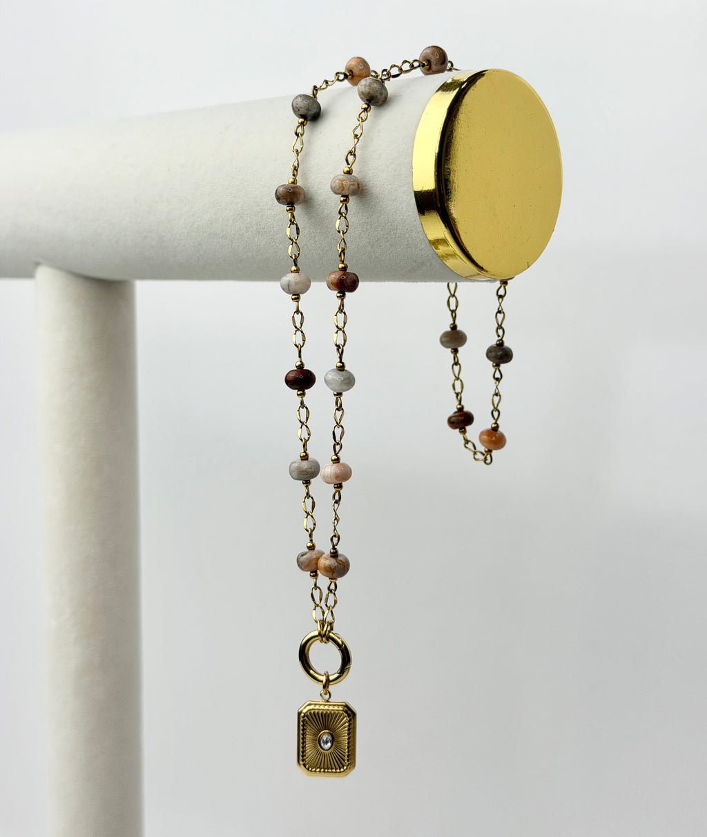 Blush Charm Chain
