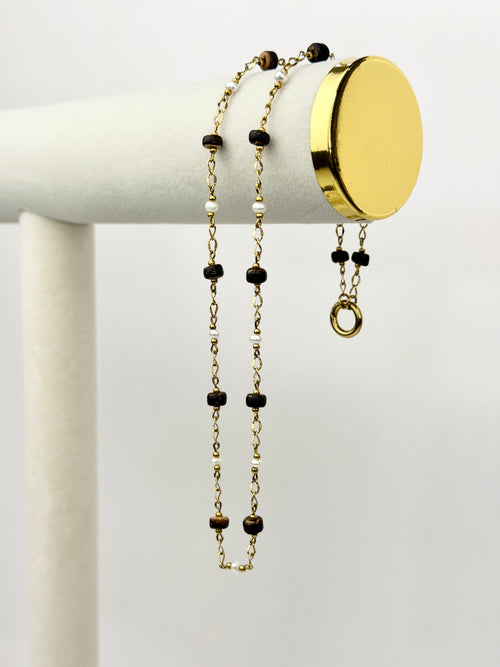 Coco Pearl Charm Chain