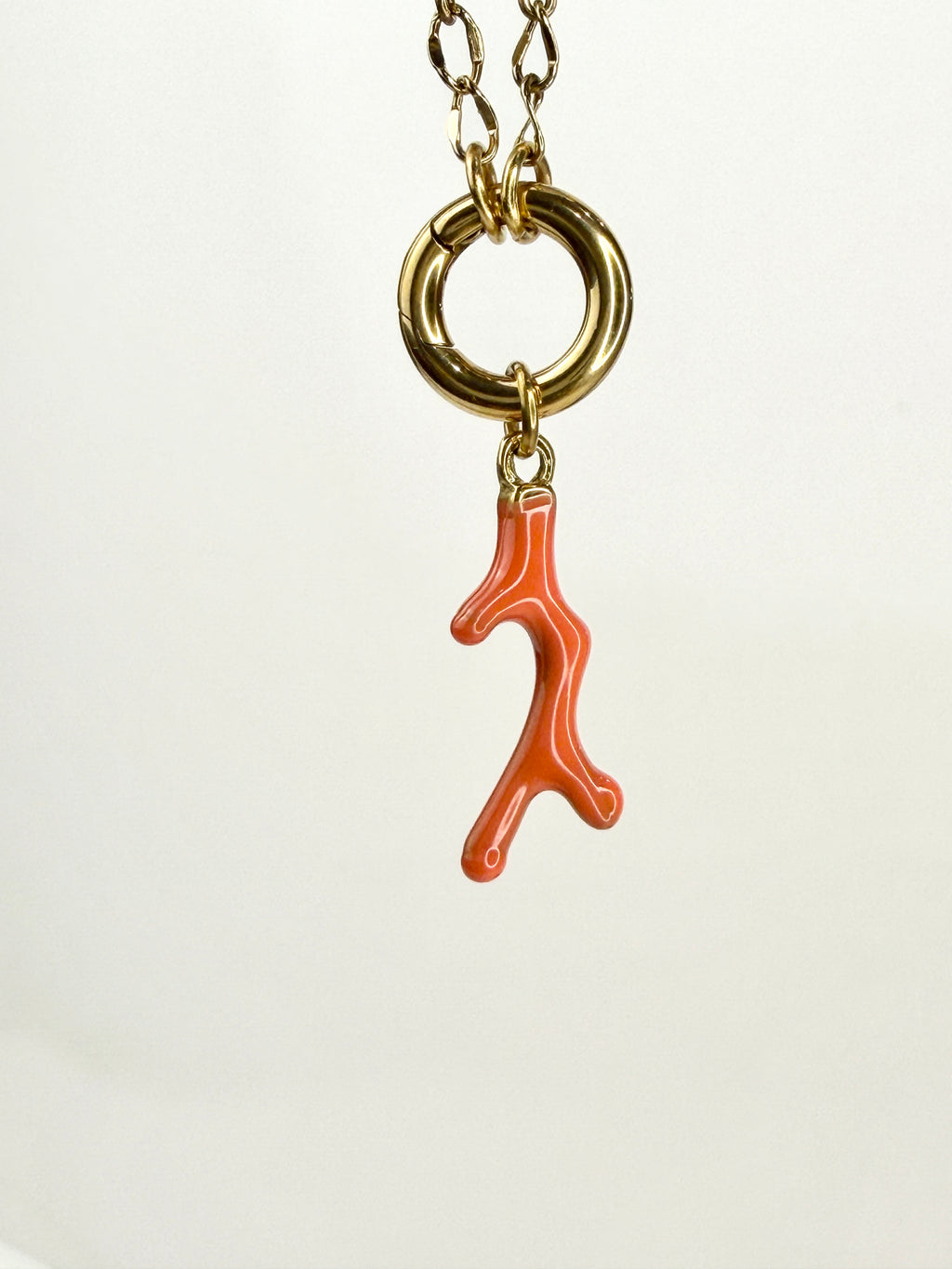 Coral Reef Enamel Charm