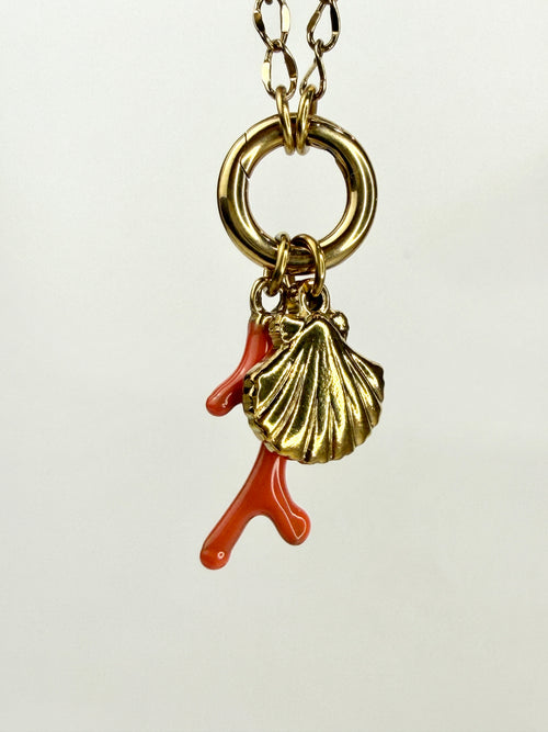 Coral Reef Enamel Charm
