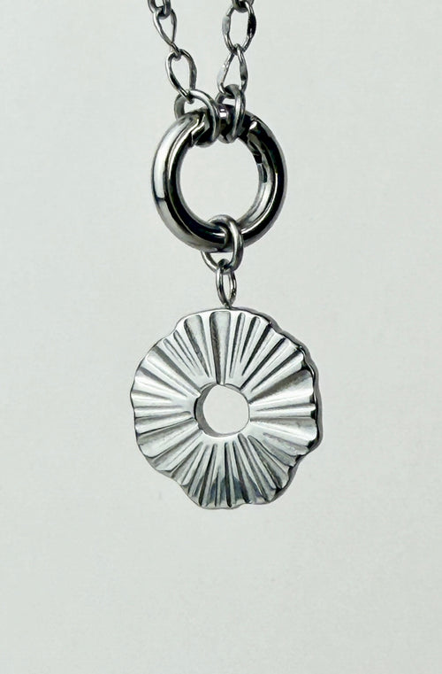 Circle Sunburst Charm