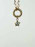 Mini Star Charm with Cubic Zirconia Stone