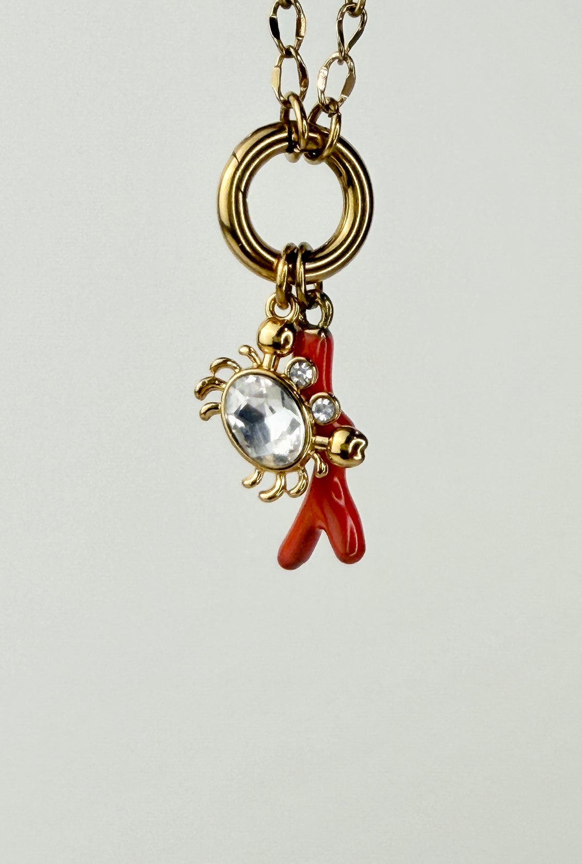 Coral Reef Enamel Charm