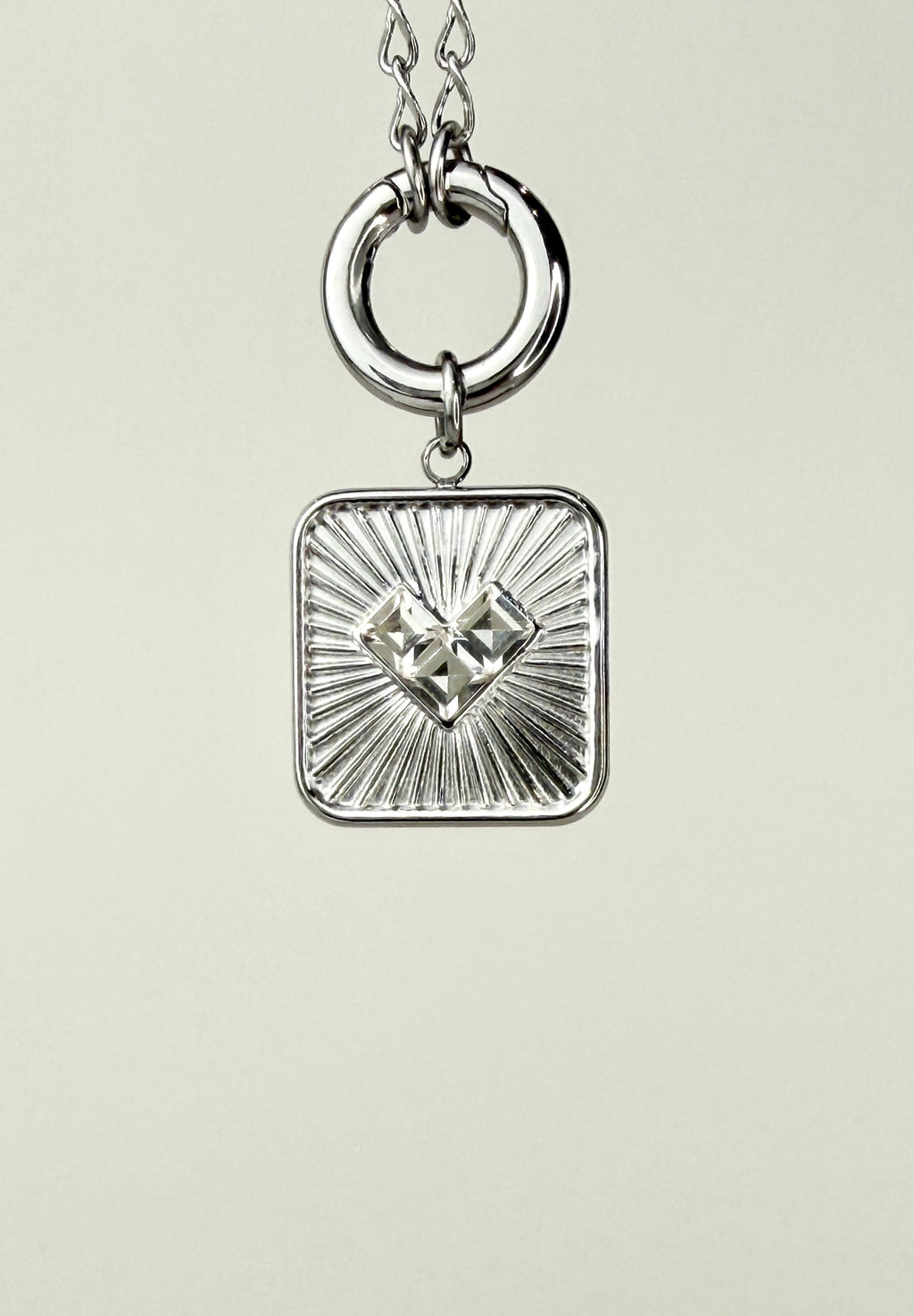Stone Heart Charm