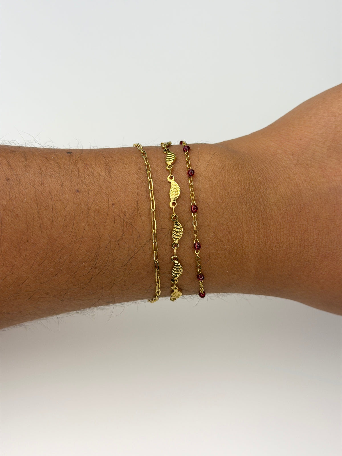 Red Wine Enamel Bracelet
